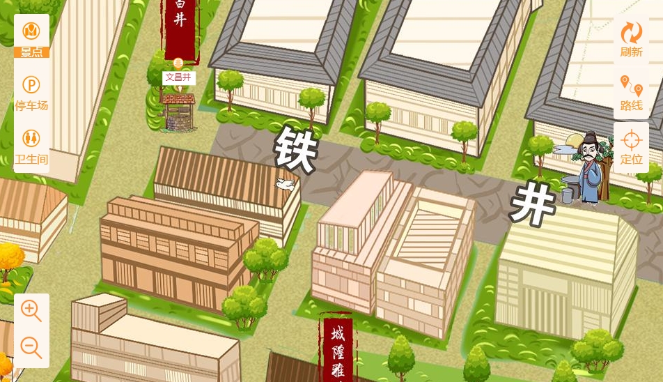 海棠智慧景区：手绘地图与语音导览的完美融合